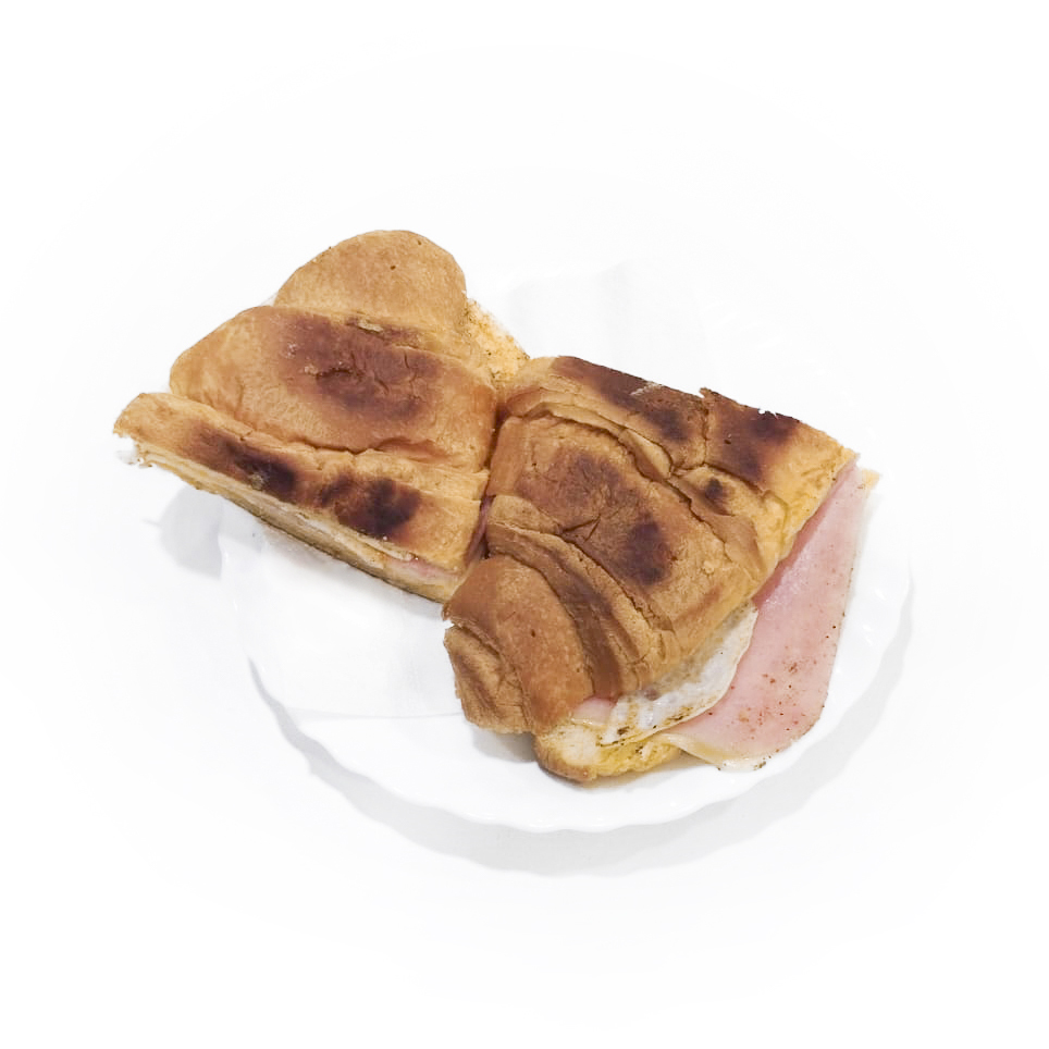 Croasán (Croissant) de jamón y queso